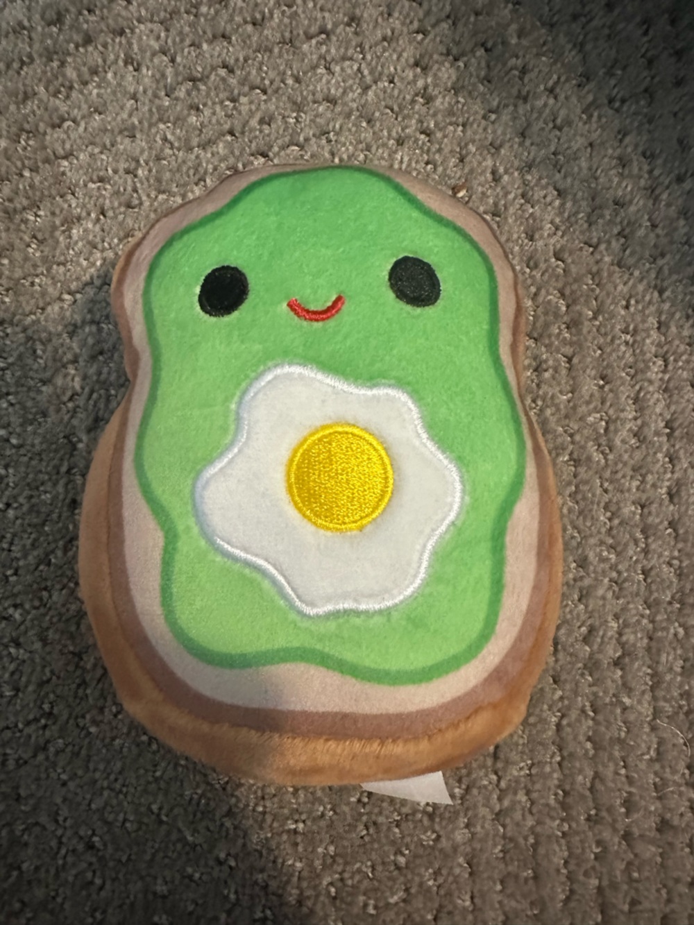 Squishmallows Plush Tag Detail - Orange and White
